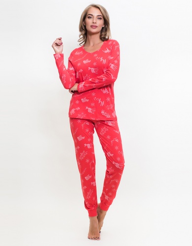 Фото товара Комплект женский VIENETTA ROSSO 802068 0223 из категории Пижамы