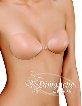 Фото товара Бюст силиконовый с бретелями Dimanche lingerie 001 из категории Силиконовые чашки и наклейки топлесс 