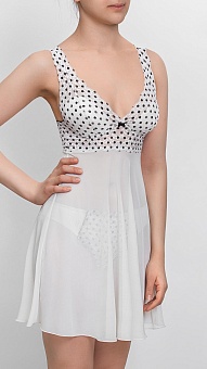 Фото товара Комплект (сорочка+бразилиана) Dimanche lingerie 6075/76 из категории Комплекты нижнего белья 