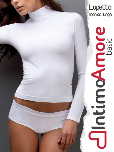 Фото товара Водолазка женская IntimoAmore seamless Lupeto manica lunga basic из категории Женская домашняя одежда